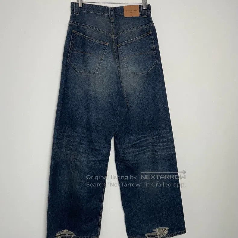Balenciaga Balenciaga size XS Distressed Denim Pants Size US 27 - 2 Thumbnail