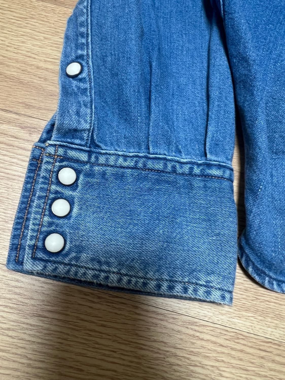 Kapital Kapital Eagle and Feather Western Denim Shirts Size US L / EU 52-54 / 3 - 7 Thumbnail