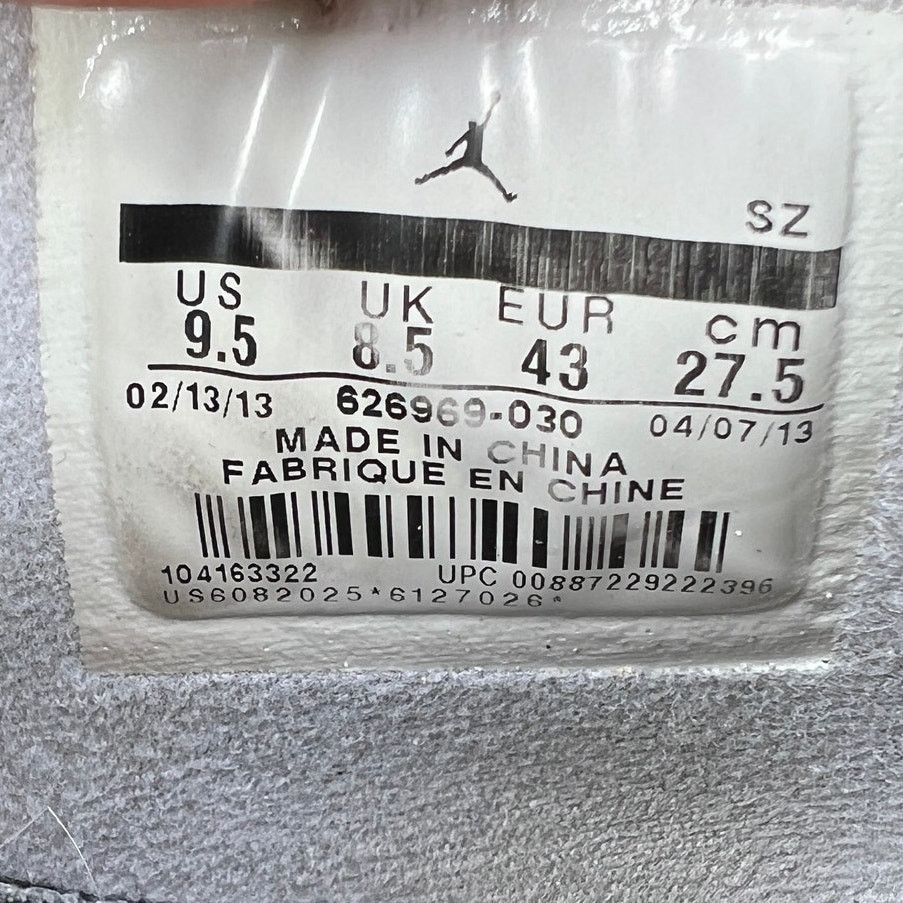 Jordan Brand × Nike Nike Air Jordan 4 Retro Fear 2013 Men's Shoes - Size 9.5 Size US 9.5 / EU 42-43 - 8 Thumbnail