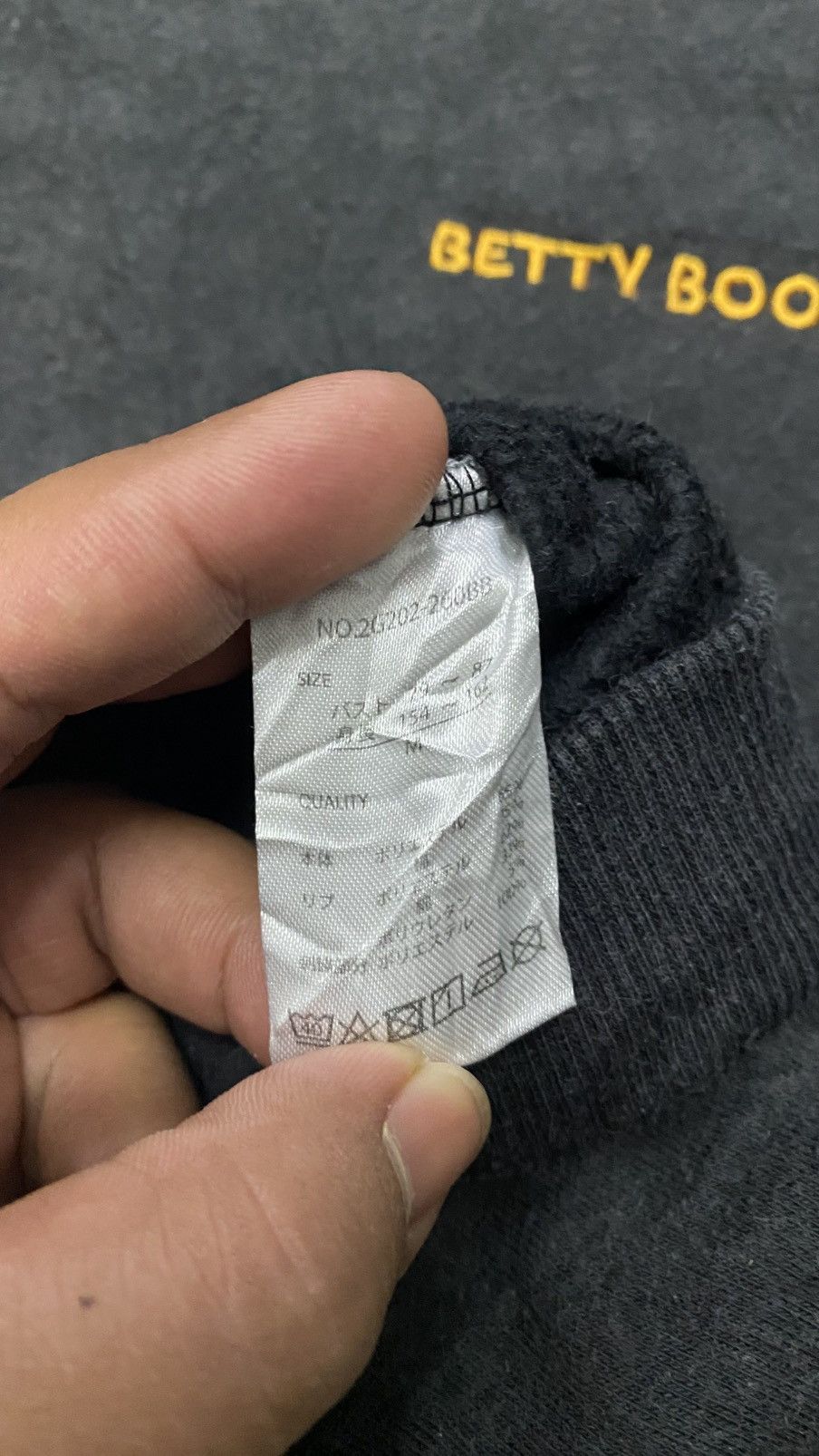 Other RARE Betty Boobs Sweatshirt Backprint Size US M / EU 48-50 / 2 - 9 Thumbnail