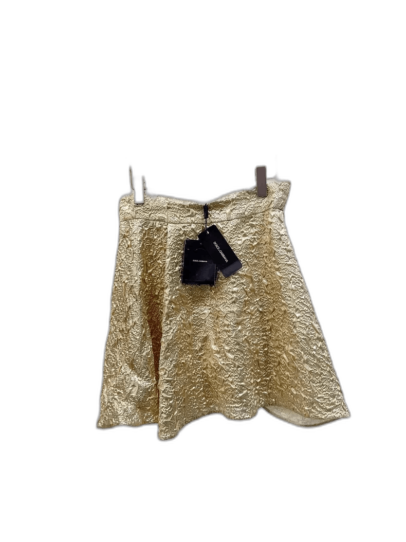 Dolce & Gabbana DG Dolce & Gabbana Embossed Skirt Size 42" / US 20 - 1 Thumbnail