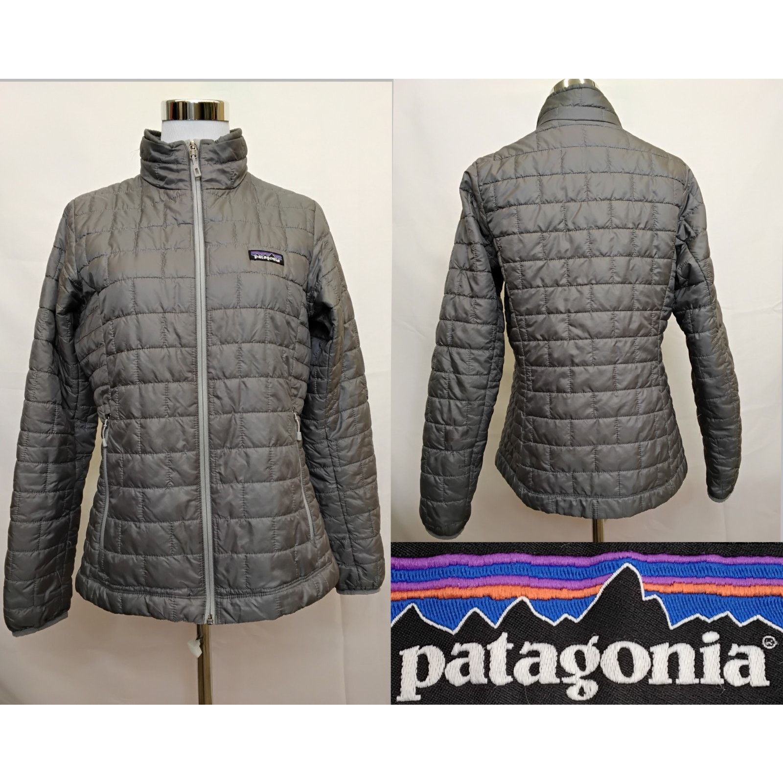 Patagonia Patagonia Nano Puff Jacket Women's M Gray Full Zip Primaloft Size M / US 6-8 / IT 42-44 - 1 Thumbnail
