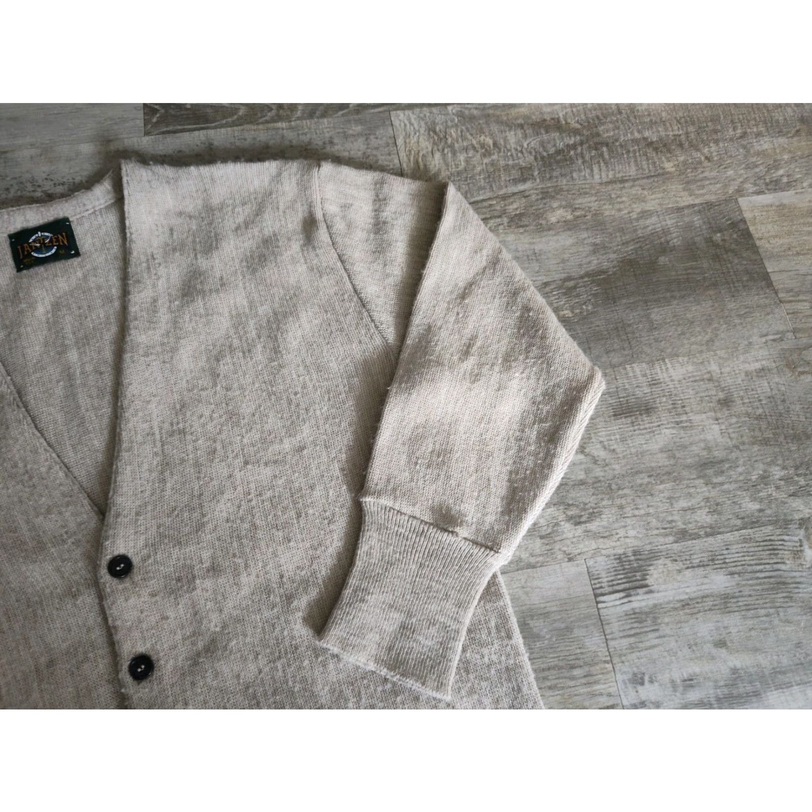 Jantzen VINTAGE Jantzen Men’s Cardigan Sweater M Casual Winter Fall Spring Summer USA 80s 90s Size US M / EU 48-50 / 2 - 2 Thumbnail