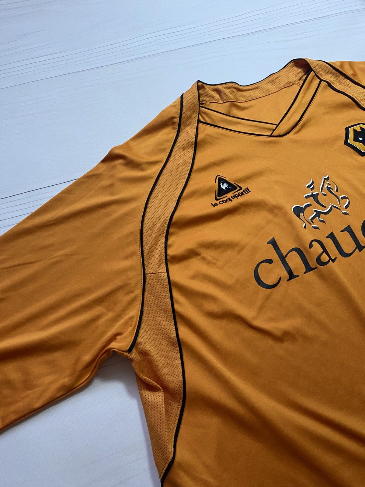 Le Coq Sportif Vintage Wolverhampton Wanderers 2006/07 home longsleeve Size US XXL / EU 58 / 5 - 10 Thumbnail
