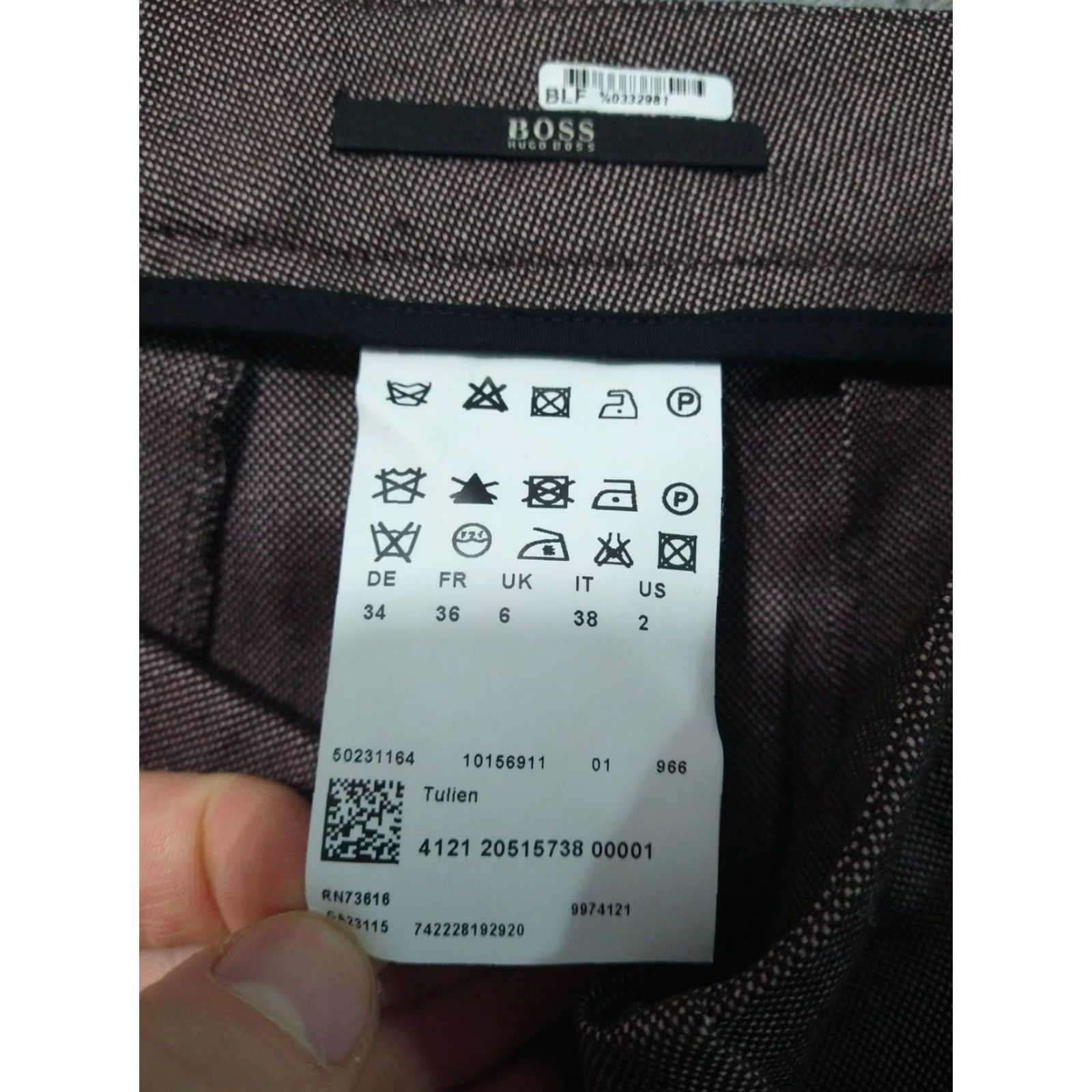 Hugo Boss Hugo Boss Pants Womens 2 Purple Wool Blend Trousers Straight Leg Career Pants Size 26" / US 2 / IT 38 - 7 Thumbnail