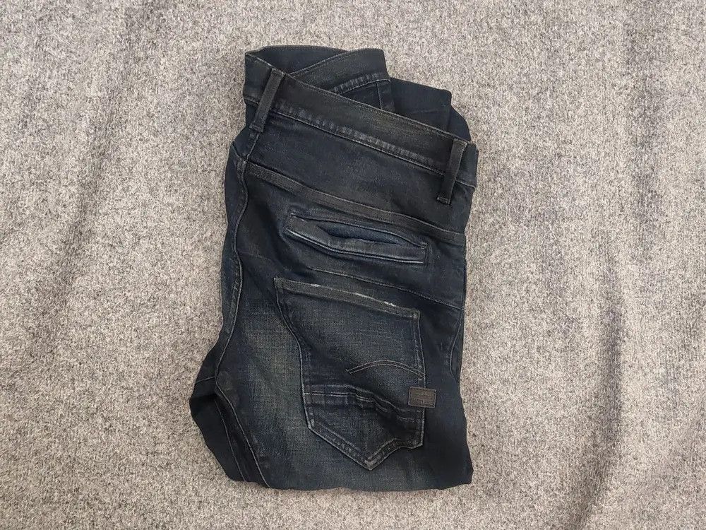 G-Star G Star Raw d staq 3d Waxed Denim Jeans if six was nine LGB Size US 31 - 2 Thumbnail