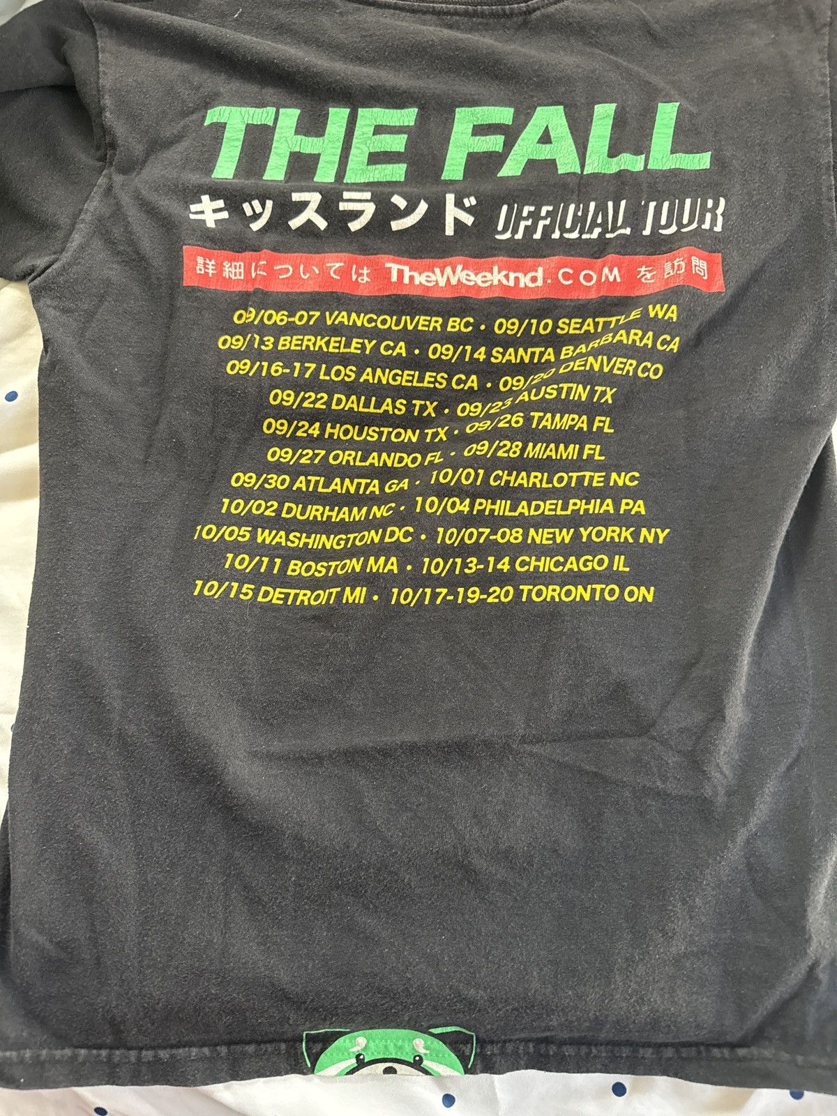 The Weeknd The weeknd Kissland Tour shirt Size US S / EU 44-46 / 1 - 1 Thumbnail