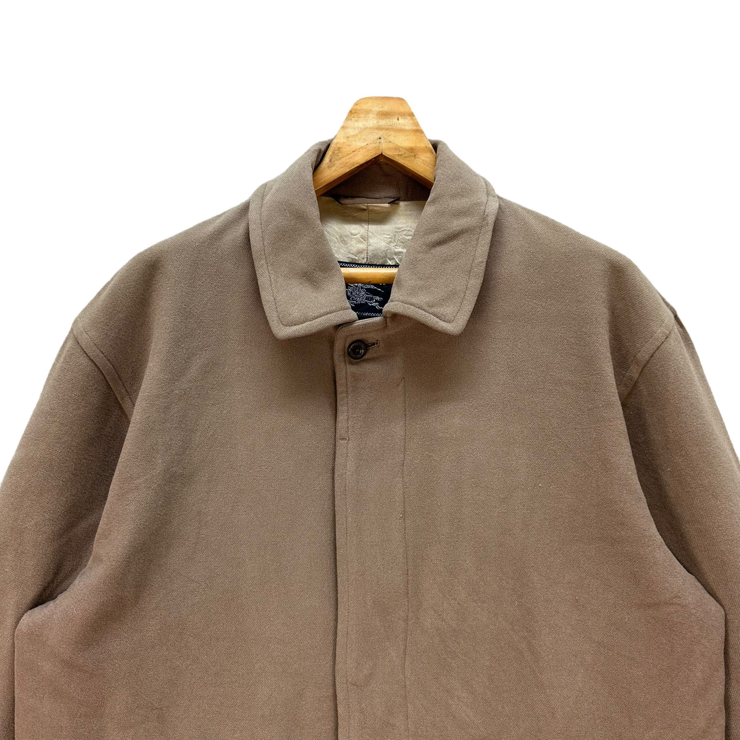 Burberry Vintage 90's BURBERRYS Wool Coat Jacket #A78-1896 Size US M / EU 48-50 / 2 - 2 Thumbnail