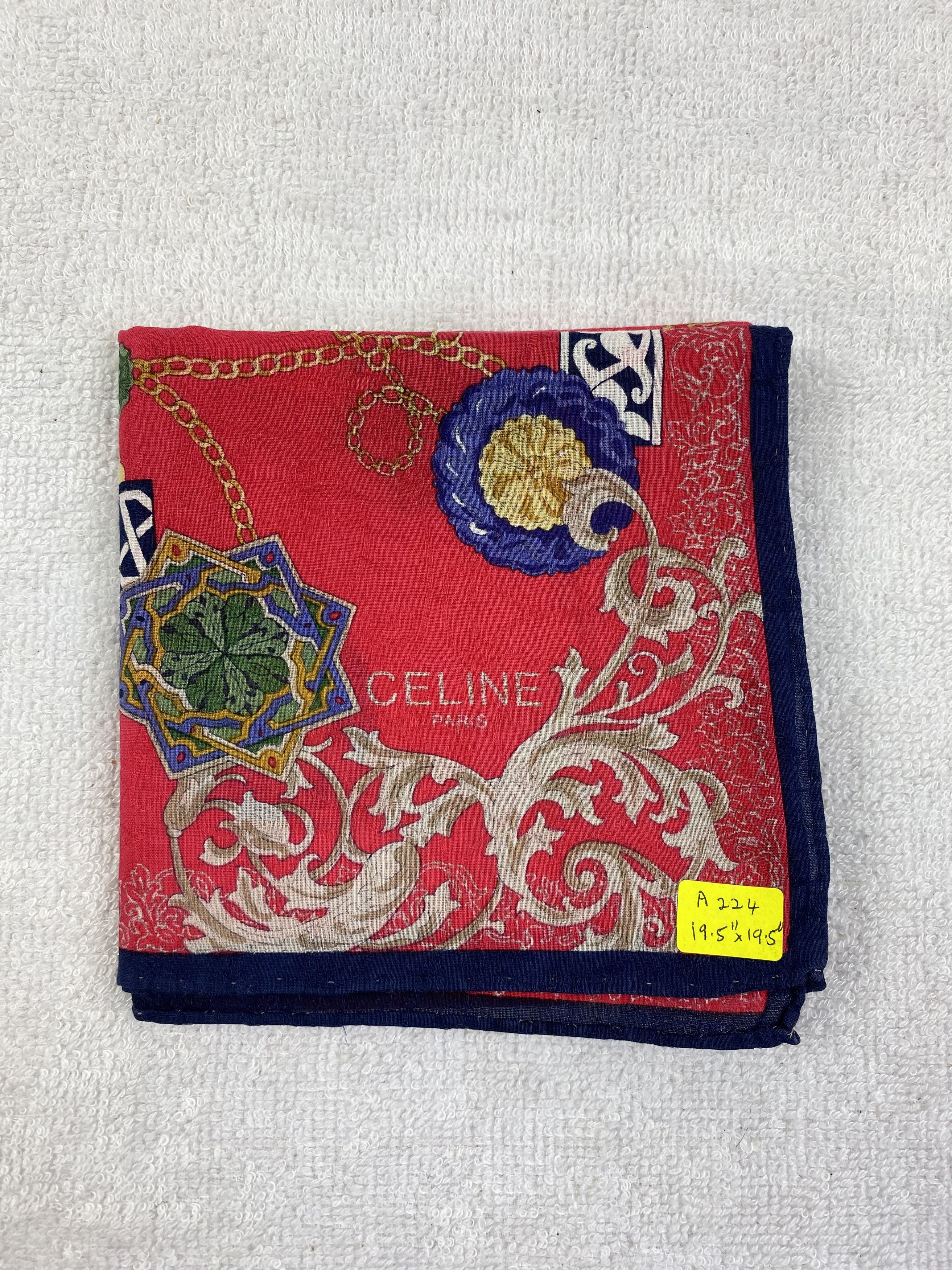 Celine Celine Handkerchief / Bandana / Neckerchief Size ONE SIZE - 6 Thumbnail