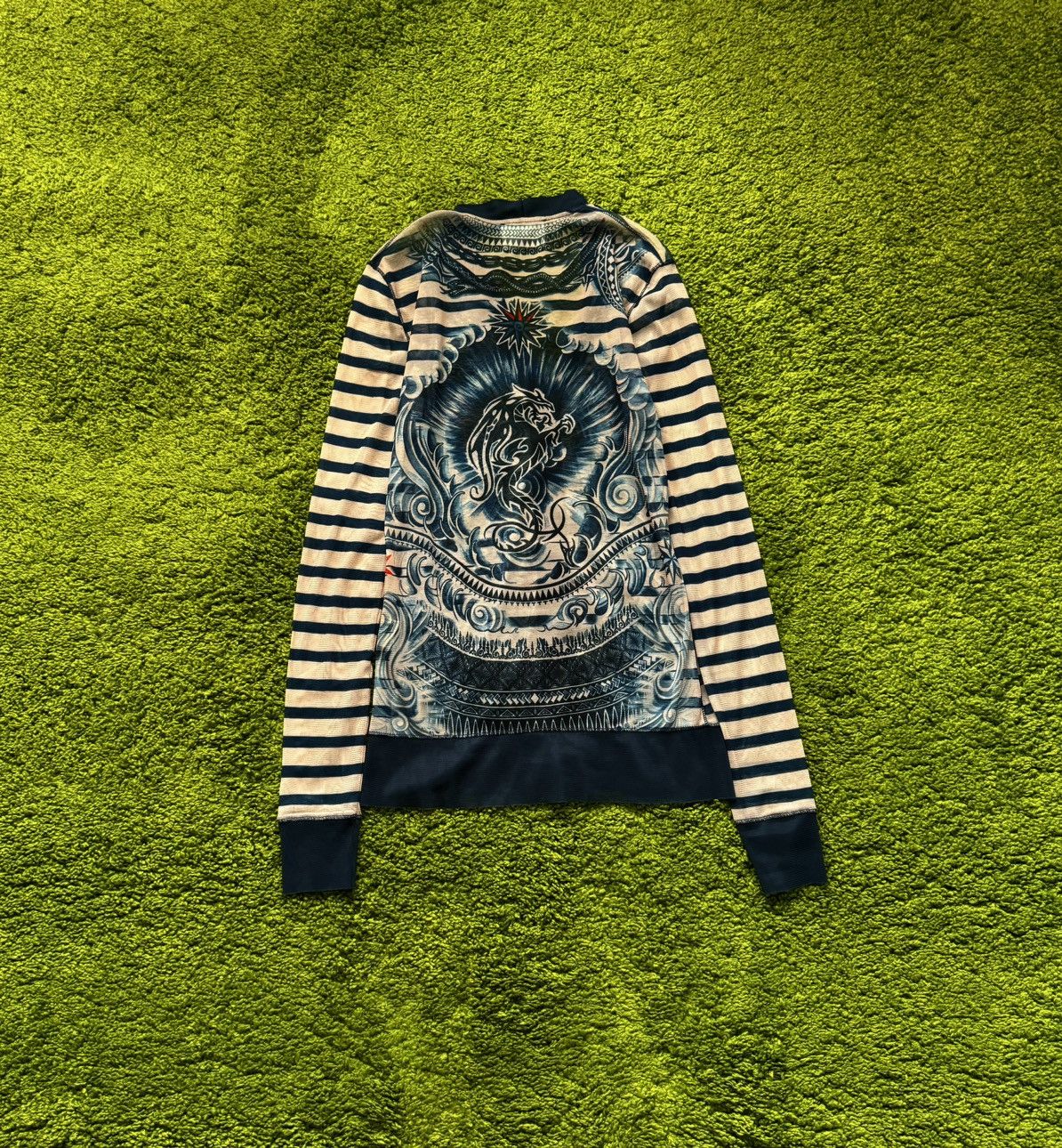 Designer × Jean Paul Gaultier Jean Paul Gaultier Lindex meah runway cardigan longsleeve Size S / US 4 / IT 40 - 2 Thumbnail