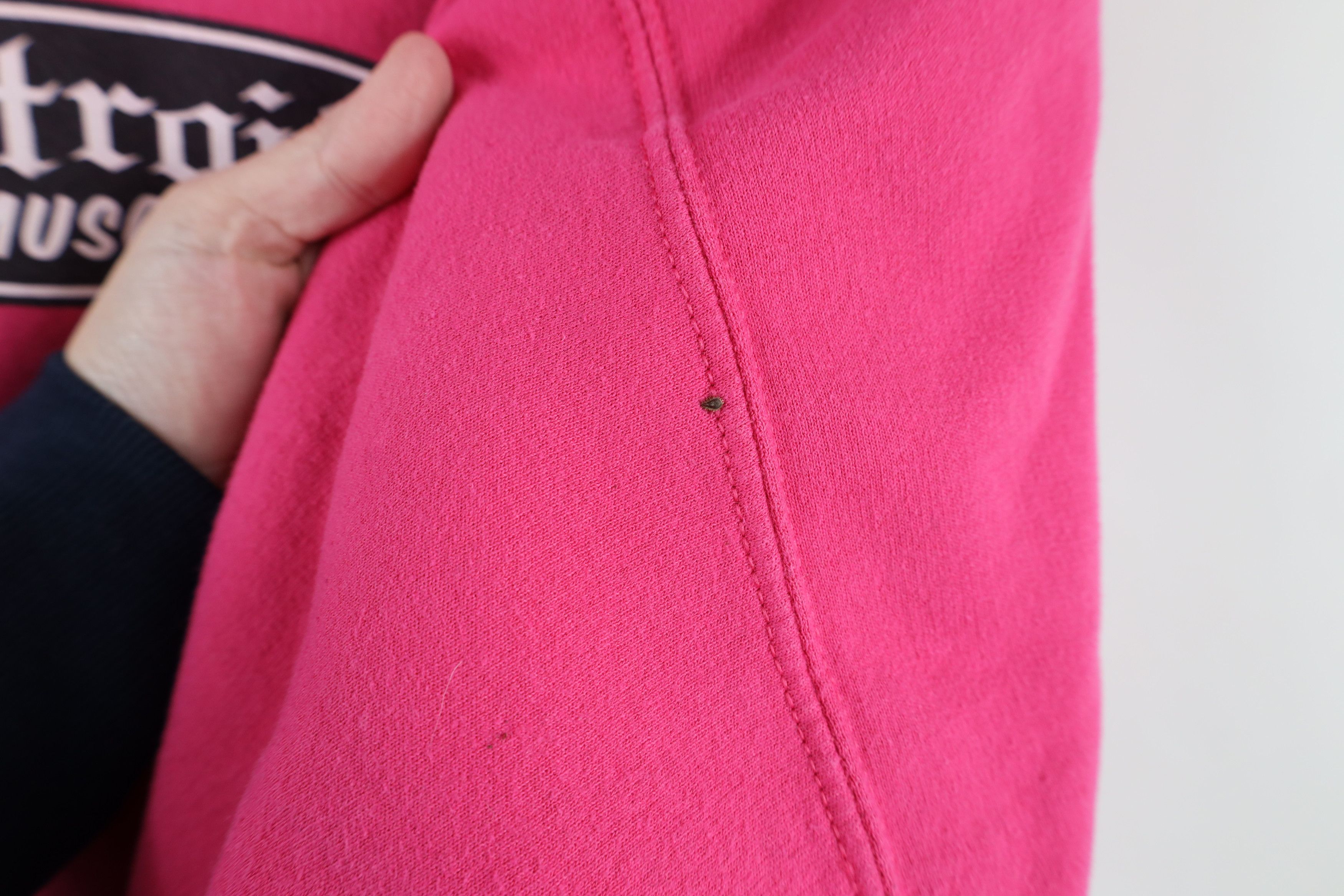 Vintage Vintage 90s Y2K Detroit Muscle Car Hoodie Sweatshirt Pink Size XL / US 12-14 / IT 48-50 - 11 Thumbnail