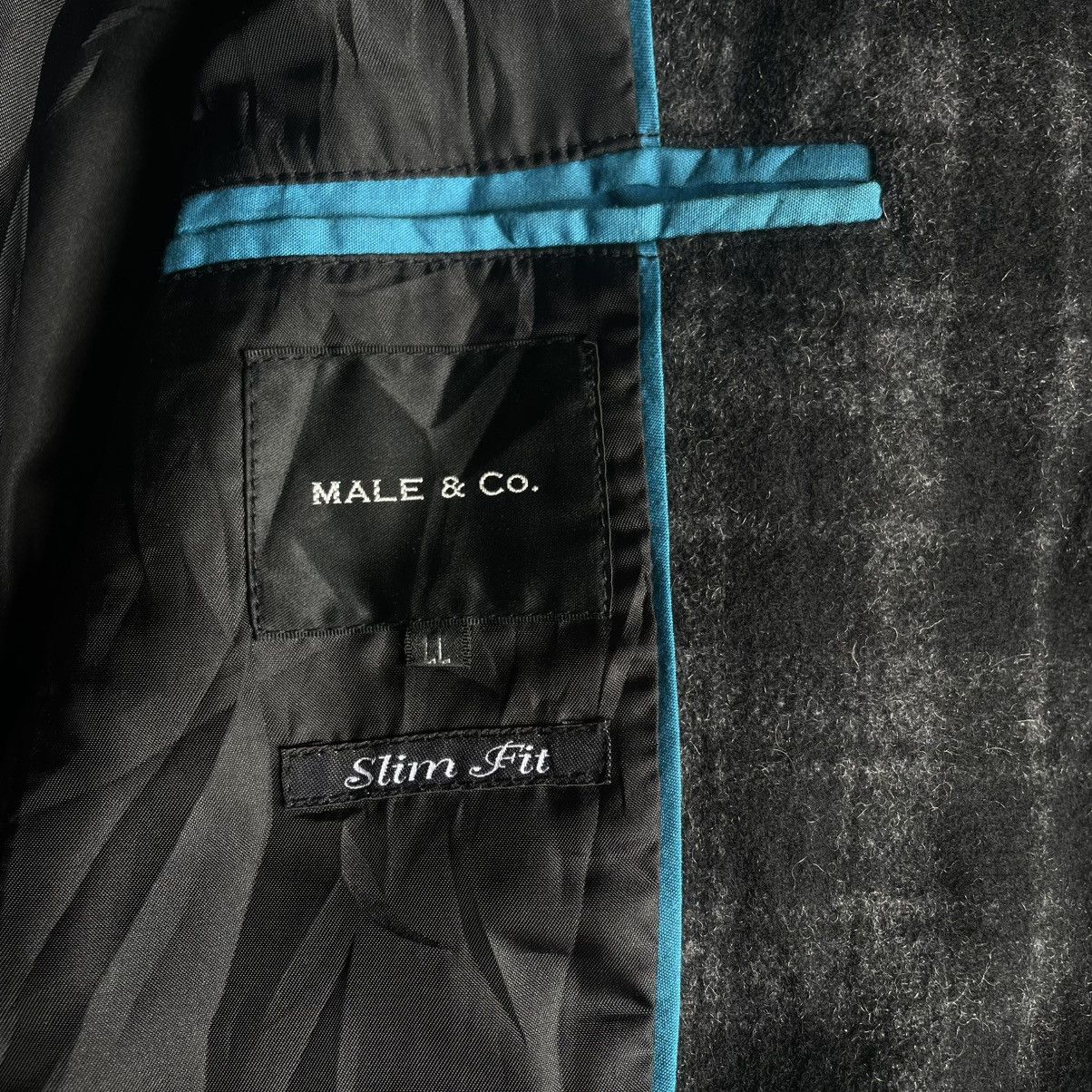If Six Was Nine 🇯🇵 MALE AND CO PUNK AVANT GARDE WOOL JACKET Size US XL / EU 56 / 4 - 6 Thumbnail