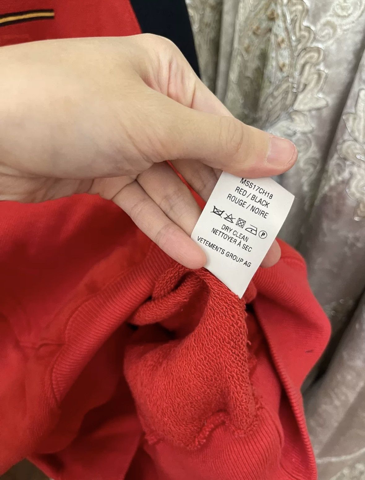Vetements champion sweater dress sales