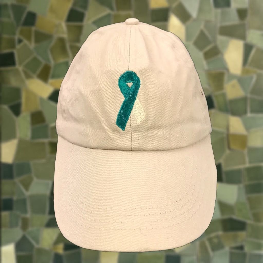 Hope Choose Hope Hat Womens Adjustable Beige Breast Cancer Awareness Ribbon Size ONE SIZE - 1 Thumbnail