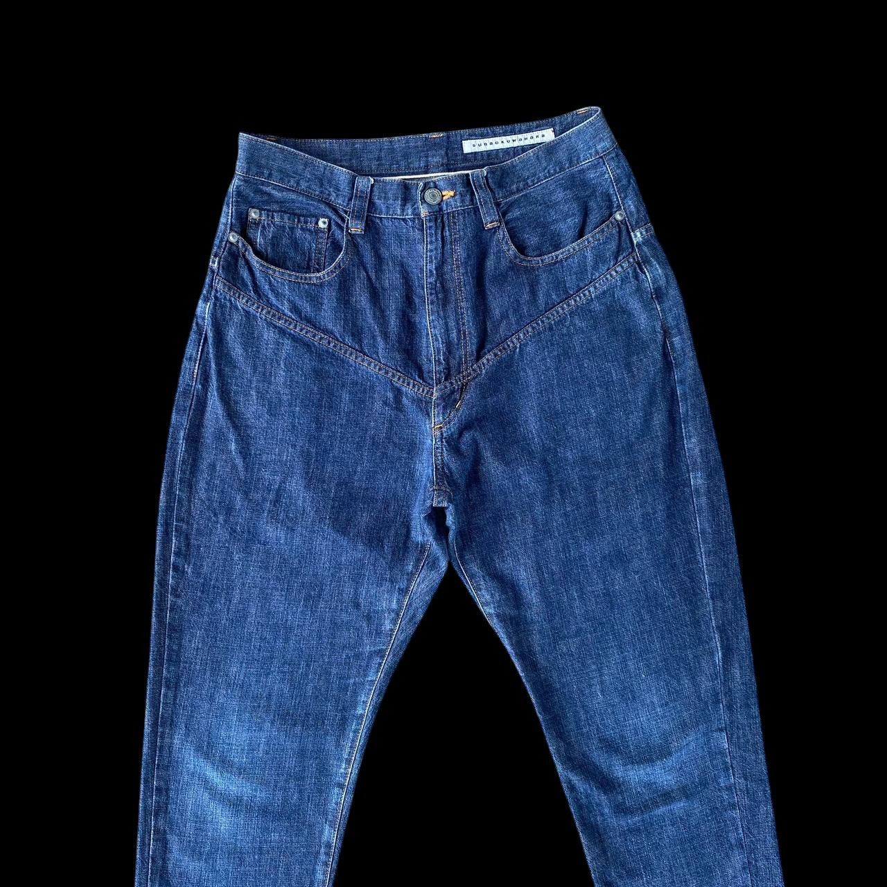 Issey Miyake SUNAOKUWAHARA JAPAN SHORT ANKLE CUT DENIM Size US 30 / EU 46 - 4 Thumbnail