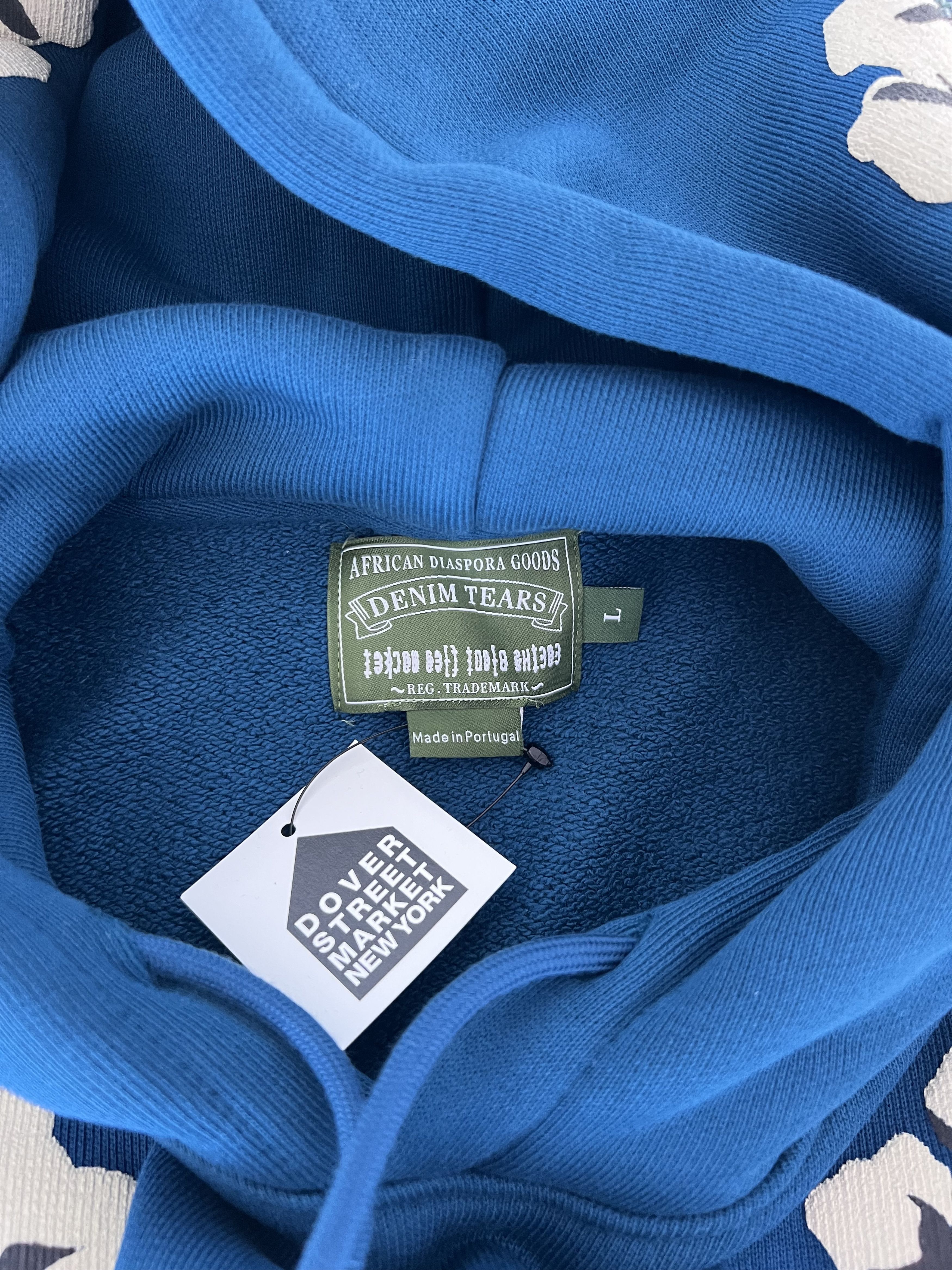 Cactus Plant Flea Market × DENIM TEARS CPFM Denim Tears Cotton Wreath Sweatsuit in Navy Blue Size US L / EU 52-54 / 3 - 12 Thumbnail