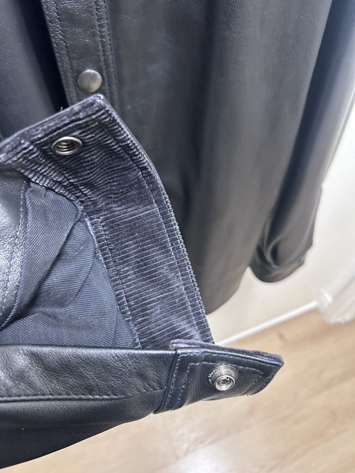 Acne Studios Acne Studios Lamb Skin Leather Chore Jacket Size US L / EU 52-54 / 3 - 3 Thumbnail