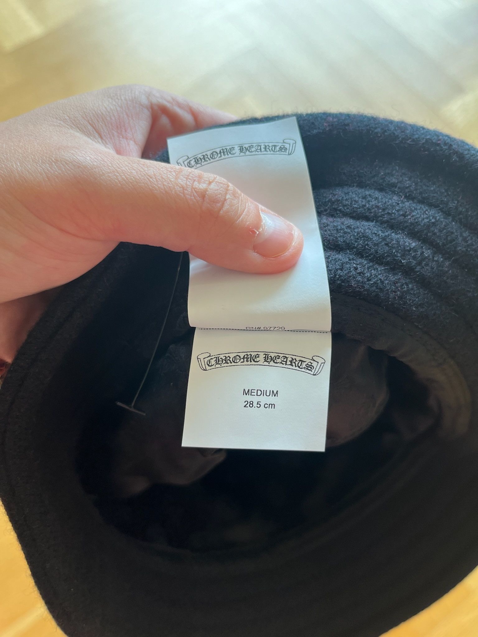 Chrome Hearts Chrome Hearts Jacquard Knit Red Black CH Bucket Hat Size ONE SIZE - 7 Thumbnail