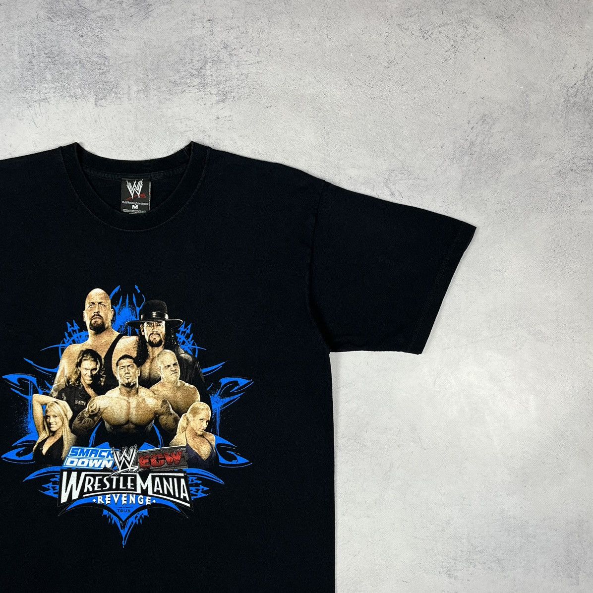WWE Vintage SmackDown / ECW tour WWE tour tee 2008 Size US M / EU 48-50 / 2 - 3 Thumbnail