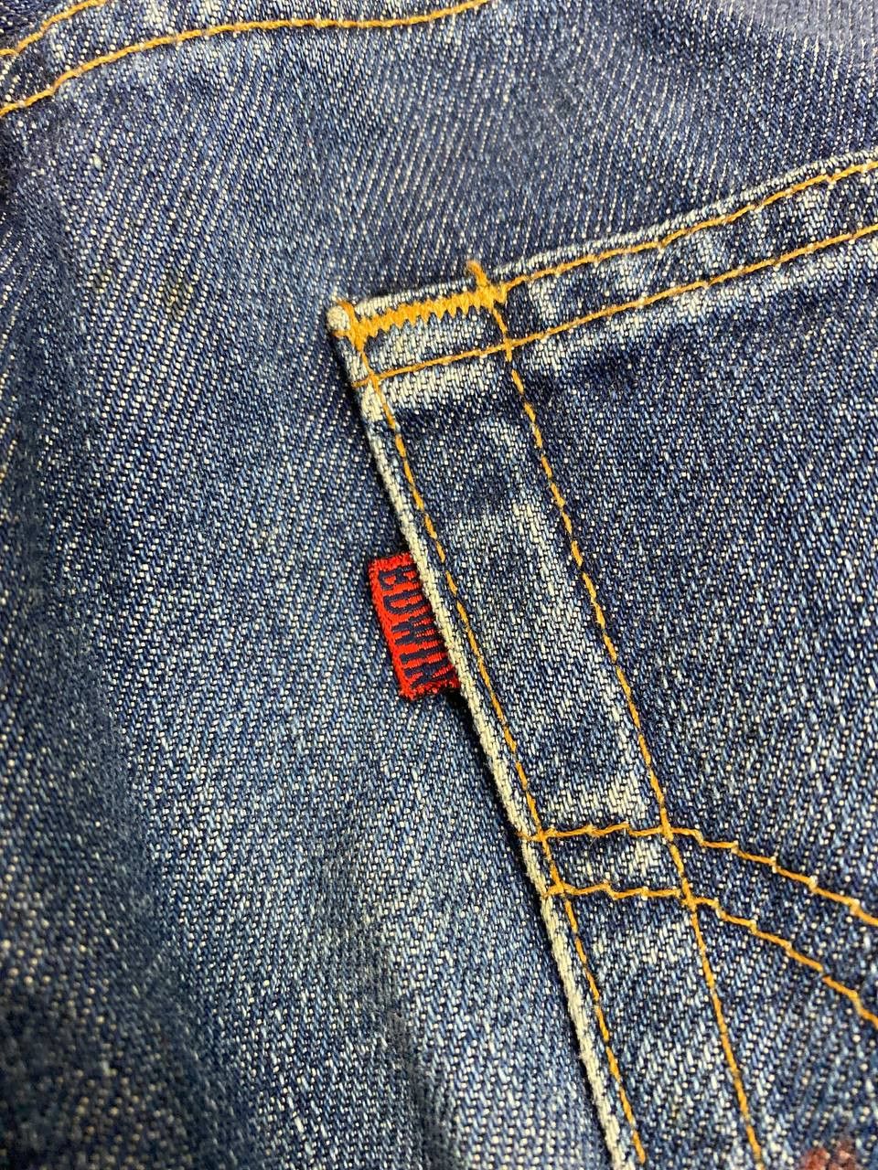 Edwin vintage edwin 503z distressed denim nice design Size US 31 - 4 Thumbnail