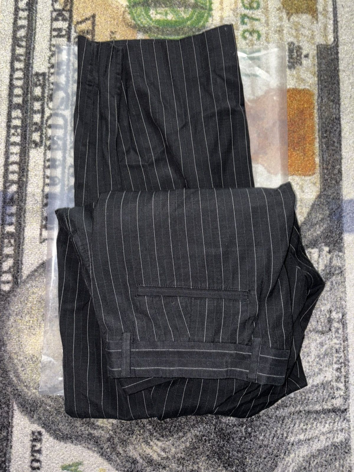 Supreme Lightweight Pinstripe Suit Black (XLARGE)