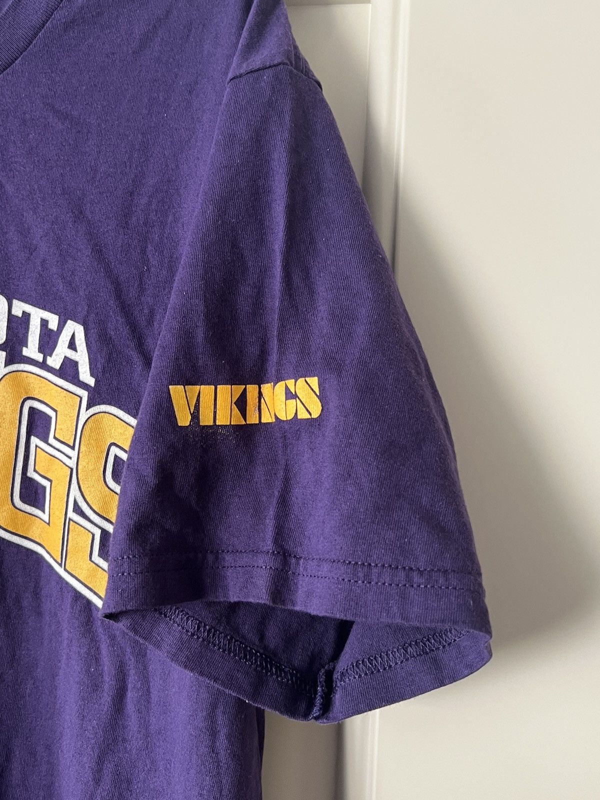 NFL Vintage 1998 Lee Sport Minnesota Vikings NFL T-Shirt Nutmeg Size US L / EU 52-54 / 3 - 5 Thumbnail