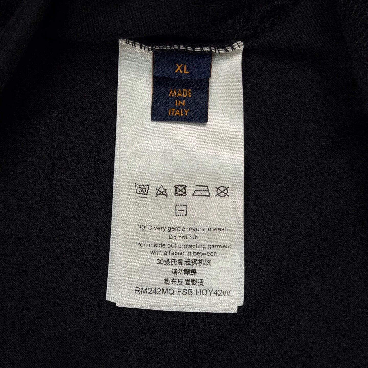 Louis Vuitton LV gradient all over print black short Tee XL Size US XL / EU 56 / 4 - 4 Thumbnail
