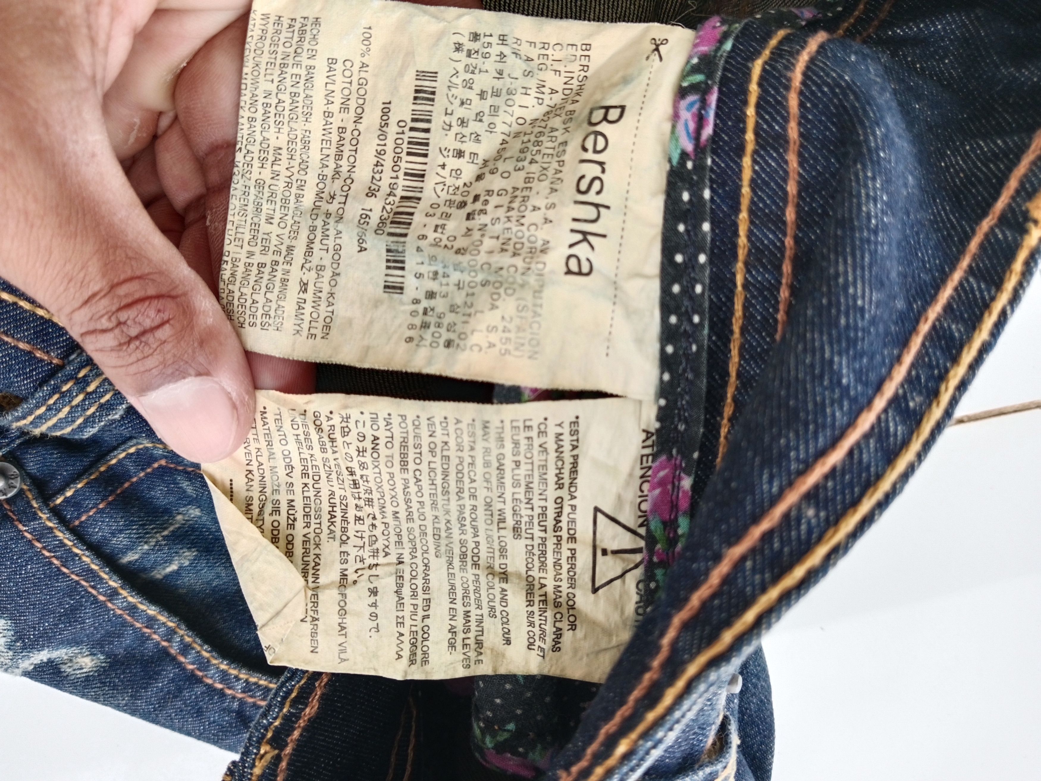 Bershka BERSHKA Denim Mini Skirt Nice Style Size 32" / US 10 / IT 46 - 8 Thumbnail