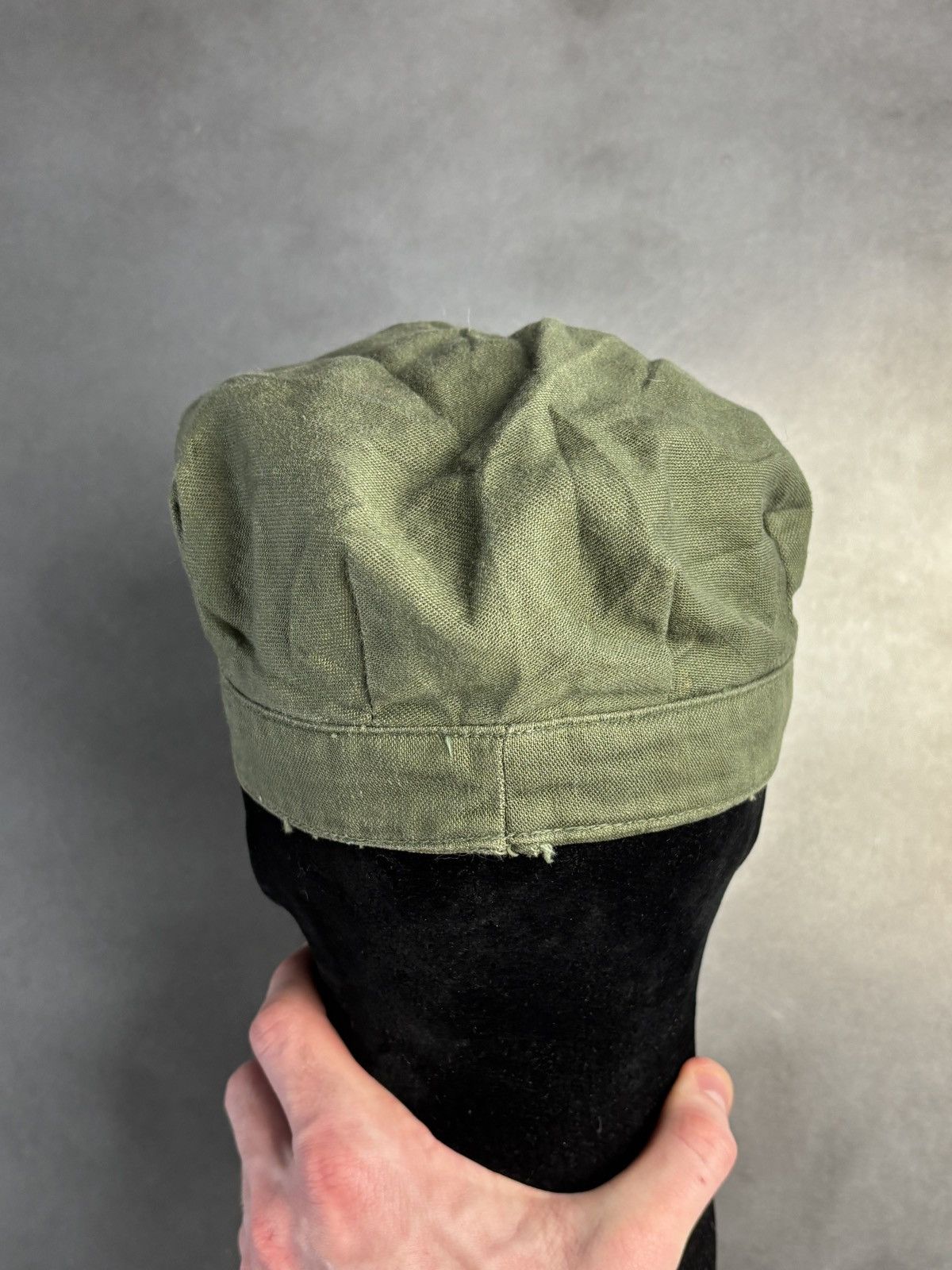 Vintage Vintage US Marine Corps Utility Hat Vietnam Drab Field EGA Size ONE SIZE - 9 Thumbnail