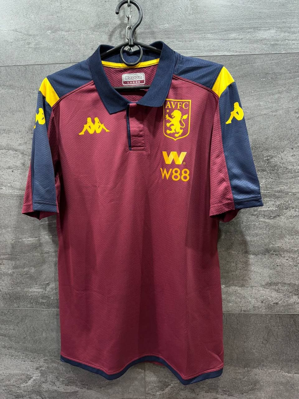 Kappa Aston Villa 2019/2020 Polo Footbal Shirt Soccer Jersey Kappa Size US L / EU 52-54 / 3 - 1 Thumbnail