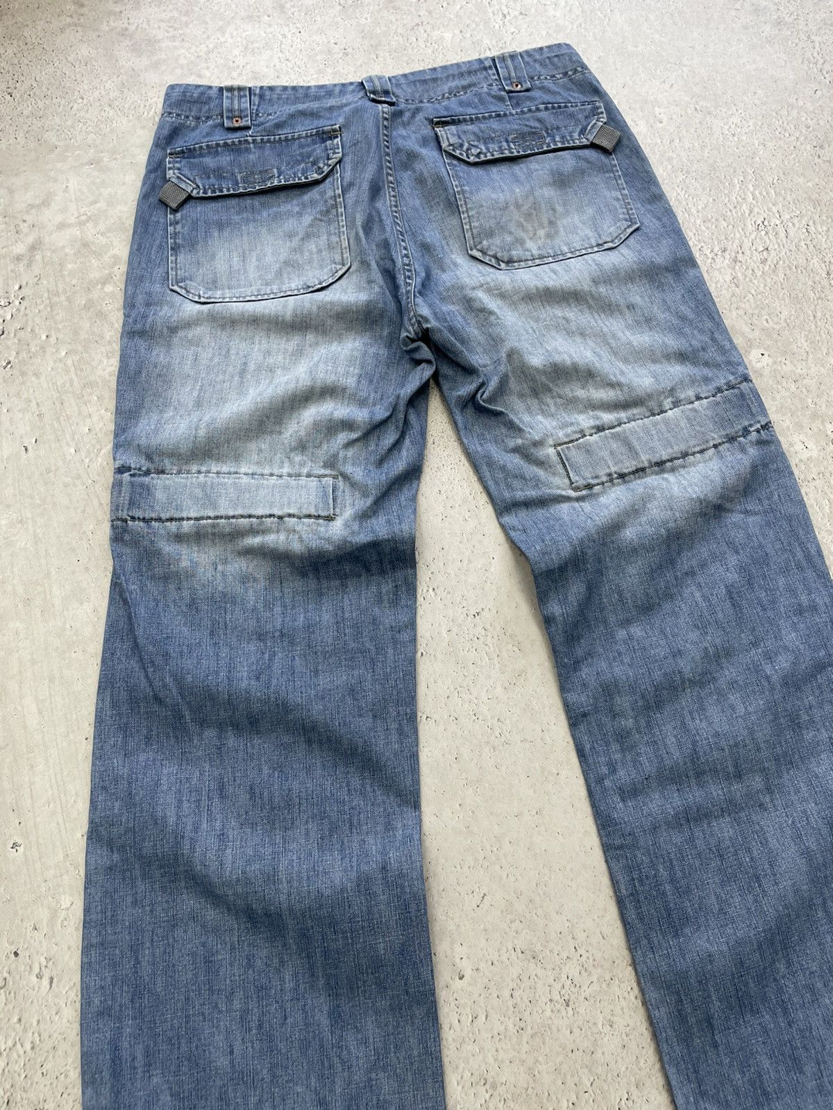 Diesel Diesel cargo denim distressed jeans y2k avant garde Size US 34 / EU 50 - 11 Thumbnail