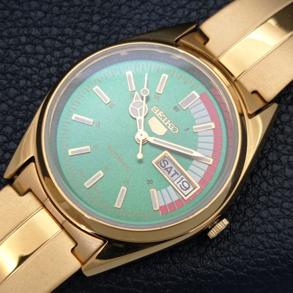 Seiko REFURBISHED VINTAGE SEIKO 5 AUTO JAPAN MENS WATCH a440682 Size 38 - 6 Thumbnail