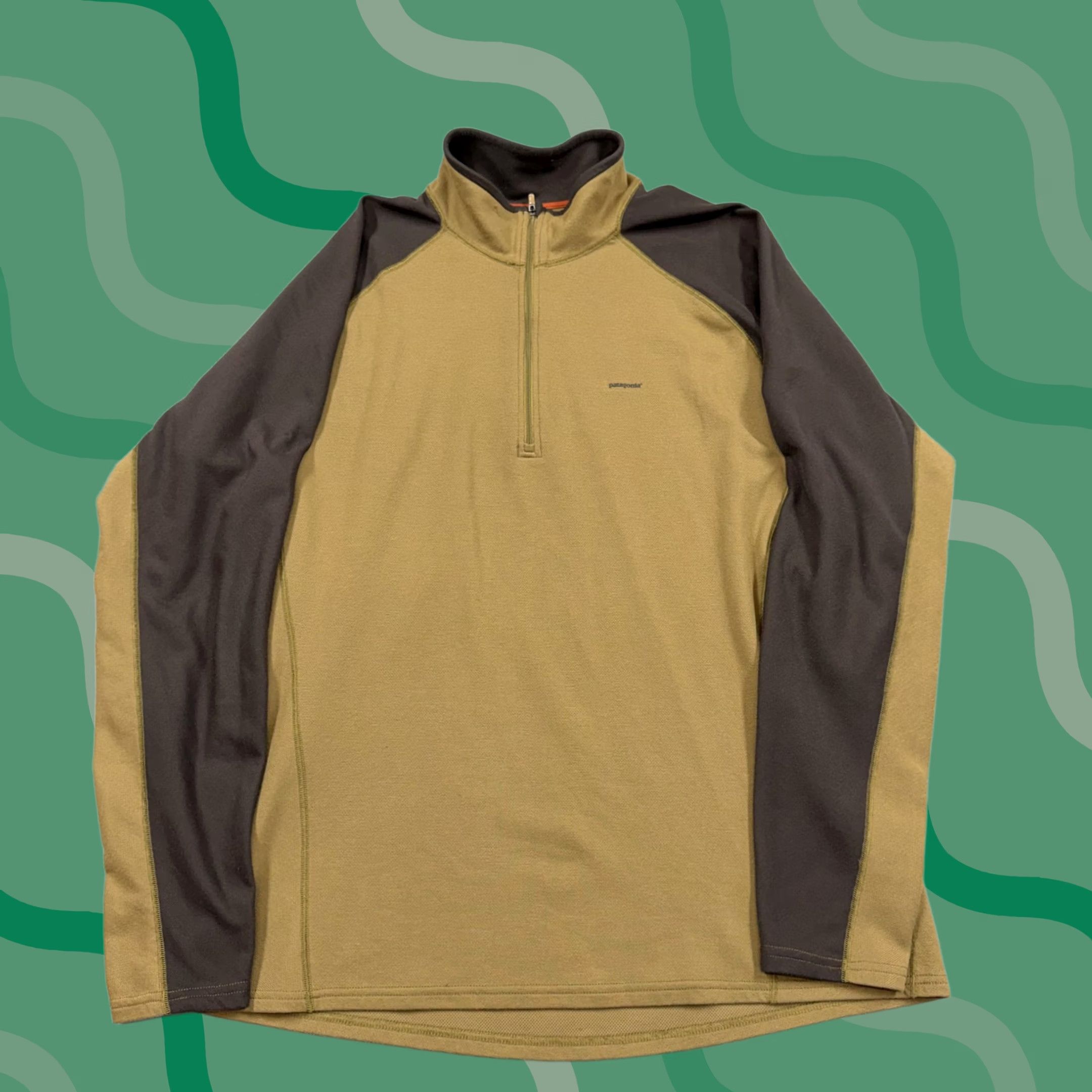 Patagonia Patagonia Pullover Mens M Brown Capilene 1/4 Zip Long Sleeve Top Base Layer Size US M / EU 48-50 / 2 - 1 Thumbnail