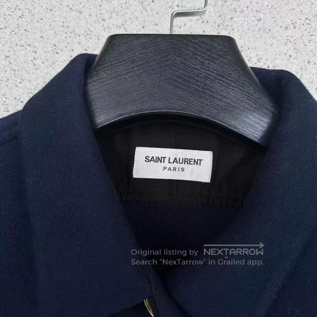 Saint Laurent Paris Saint Laurent SLP Wool Embroidered Jacket. Size US M / EU 48-50 / 2 - 2 Thumbnail