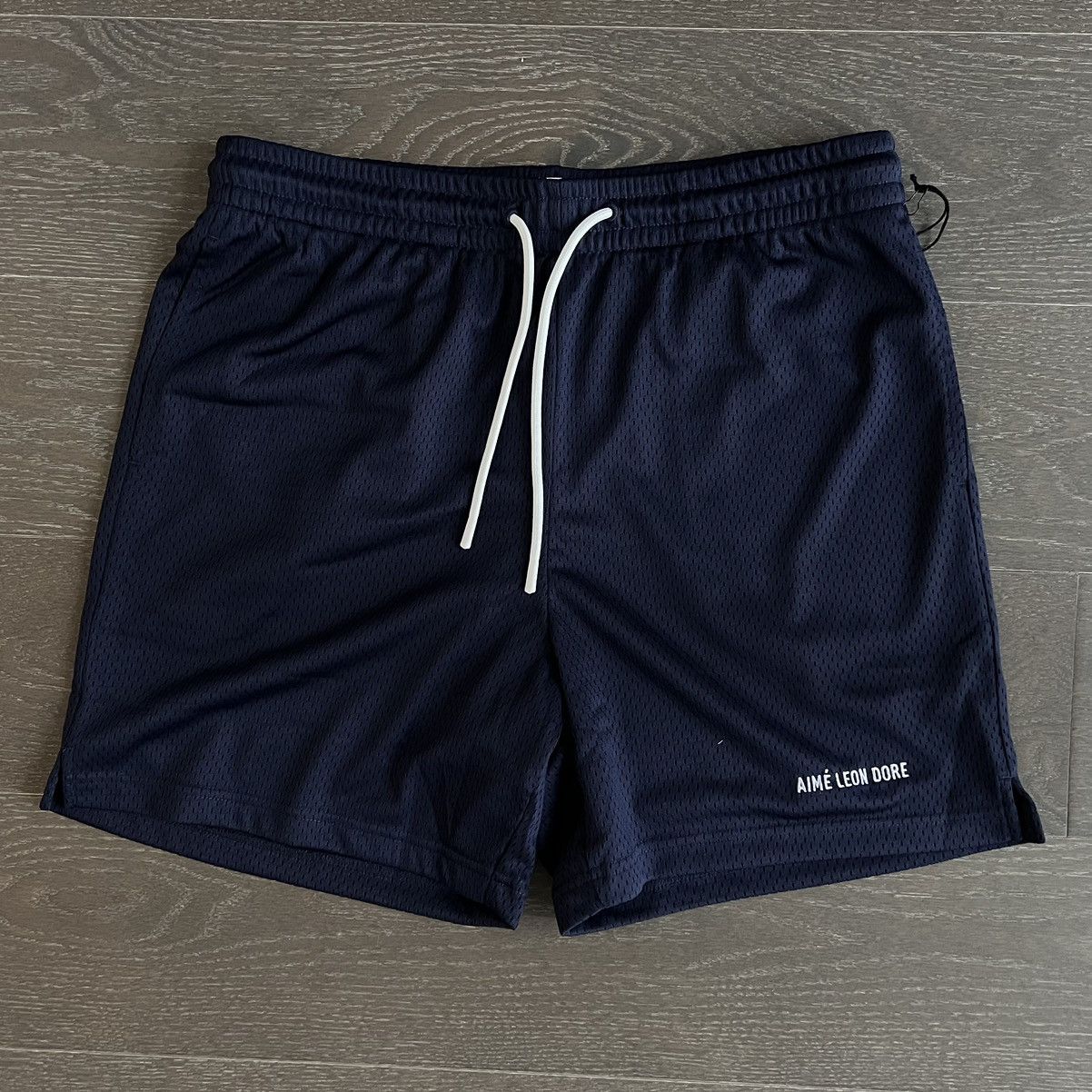 image of Aime Leon Dore Size L Gym Shorts in Navy, Men's