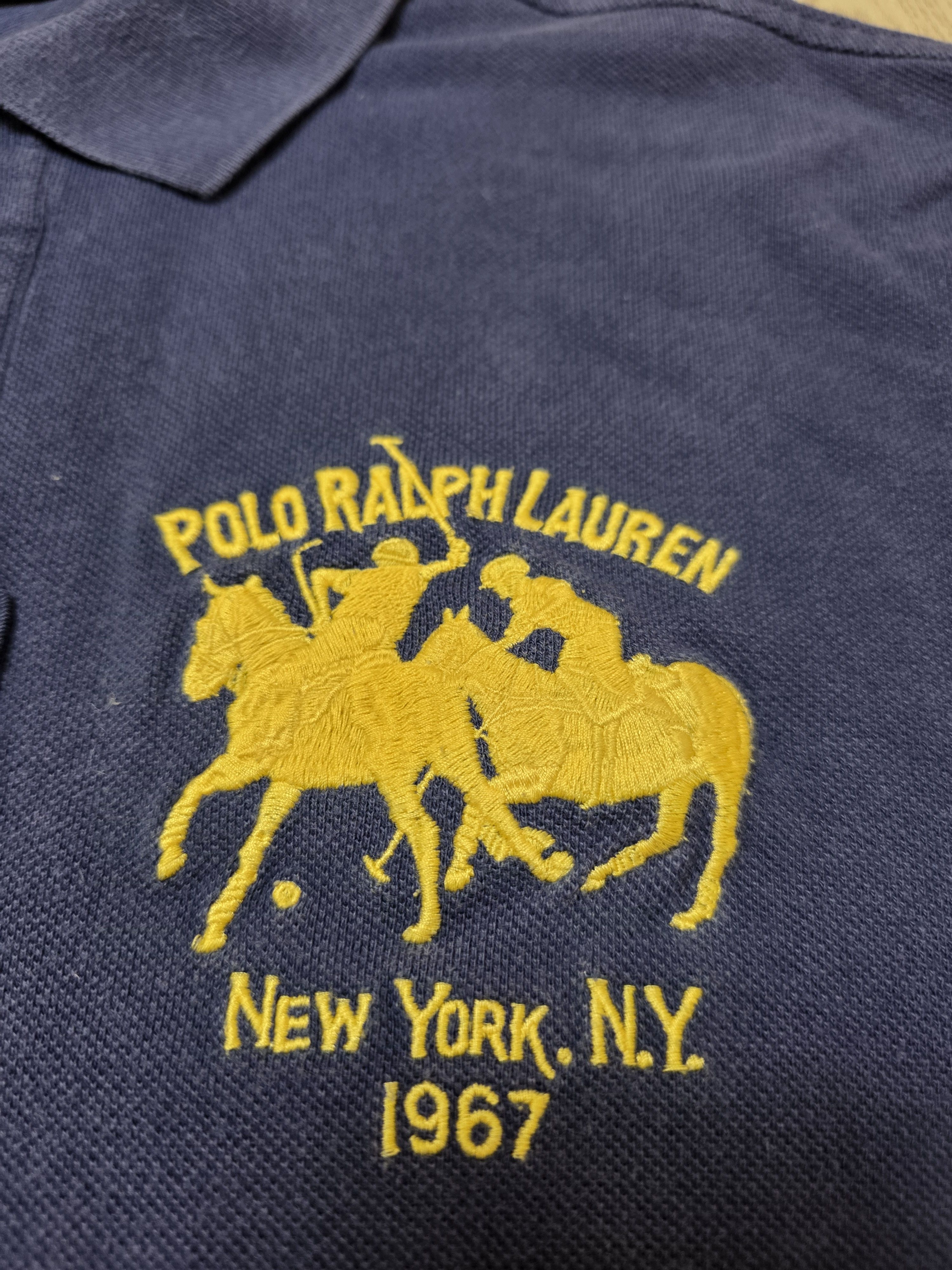 Polo Ralph Lauren VINTAGE POLO RALPH LAUREN RARE NEW YORK 90s POLO SHIRT Size US L / EU 52-54 / 3 - 4 Thumbnail