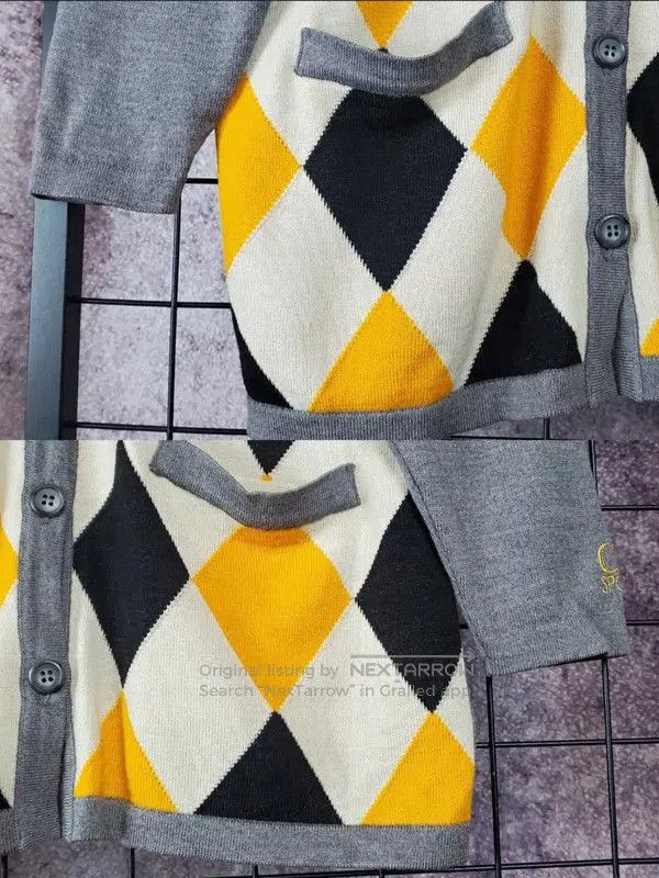 Dior Dior Gray Wool Logo Embroidered Sweater . Size M / US 6-8 / IT 42-44 - 7 Thumbnail