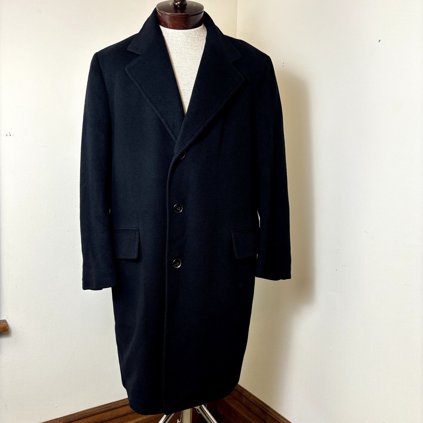 Other Mr. Divine Size 44 Men's Black Pure Cashmere Hand Tailored O Size US S / EU 44-46 / 1 - 1 Thumbnail