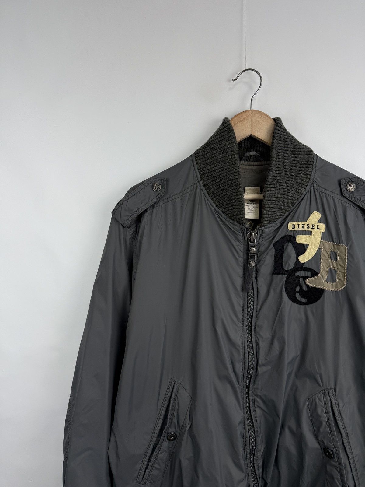 Diesel × Diesel Black Gold × Japanese Brand 🇯🇵 Diesel Japan Style Bomber Jacket Retro Kapital Style Rare Size US XL / EU 56 / 4 - 2 Thumbnail