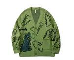 Designer Jack Hip Hop Dinosaur Cardigan Sweater Jacket Size US M / EU 48-50 / 2 - 3 Thumbnail