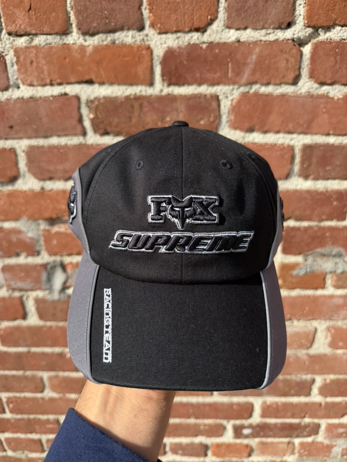 Supreme Supreme Racing Panel Beanie Black | Grailed