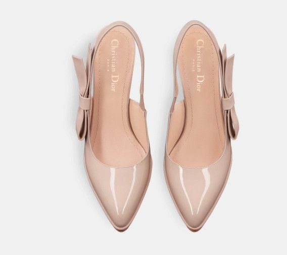 Dior o1w1db11224 Sweet-D Slingback Pumps in Nude Size US 10 / IT 40 - 4 Thumbnail