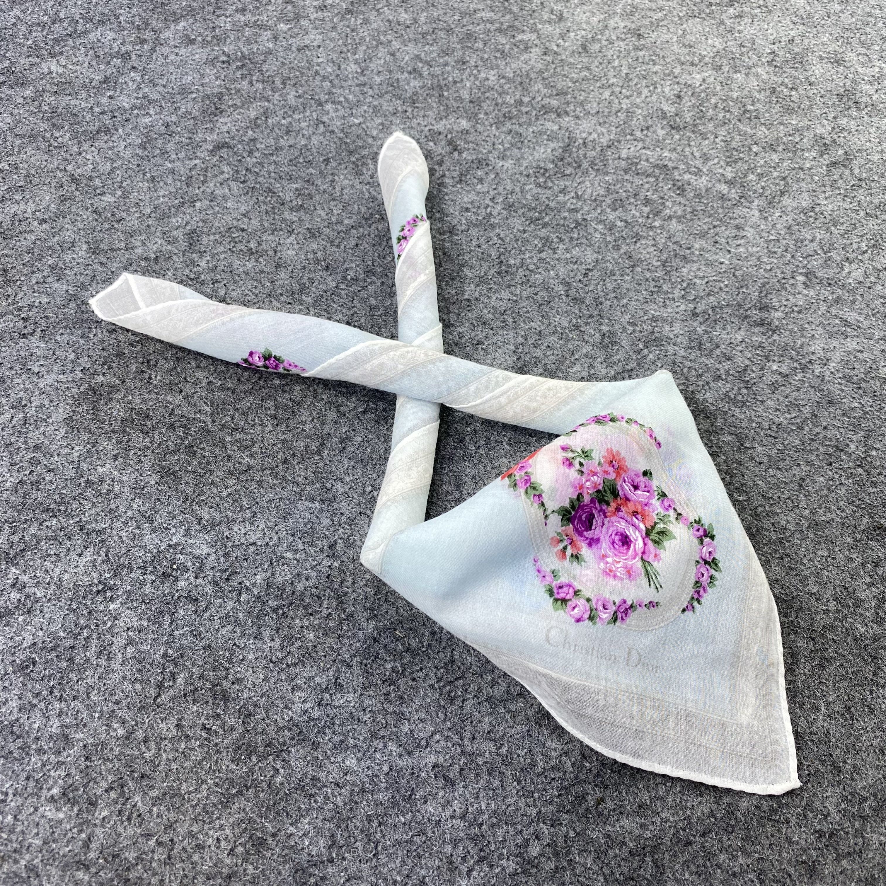 Designer Christian Dior Handkerchief / Bandana / Neckerchief-B1539 Size ONE SIZE - 1 Thumbnail