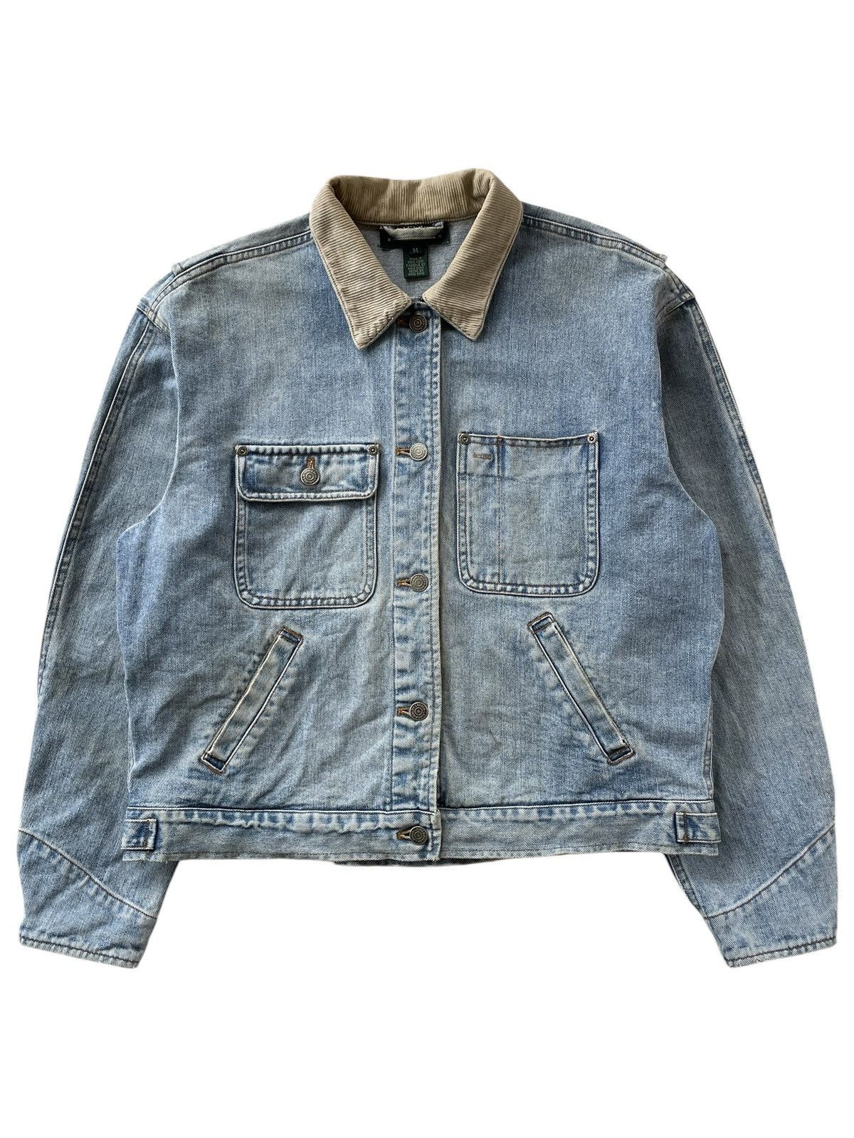 Ralph Lauren Ralph Lauren denim jacket archive black flag | Grailed