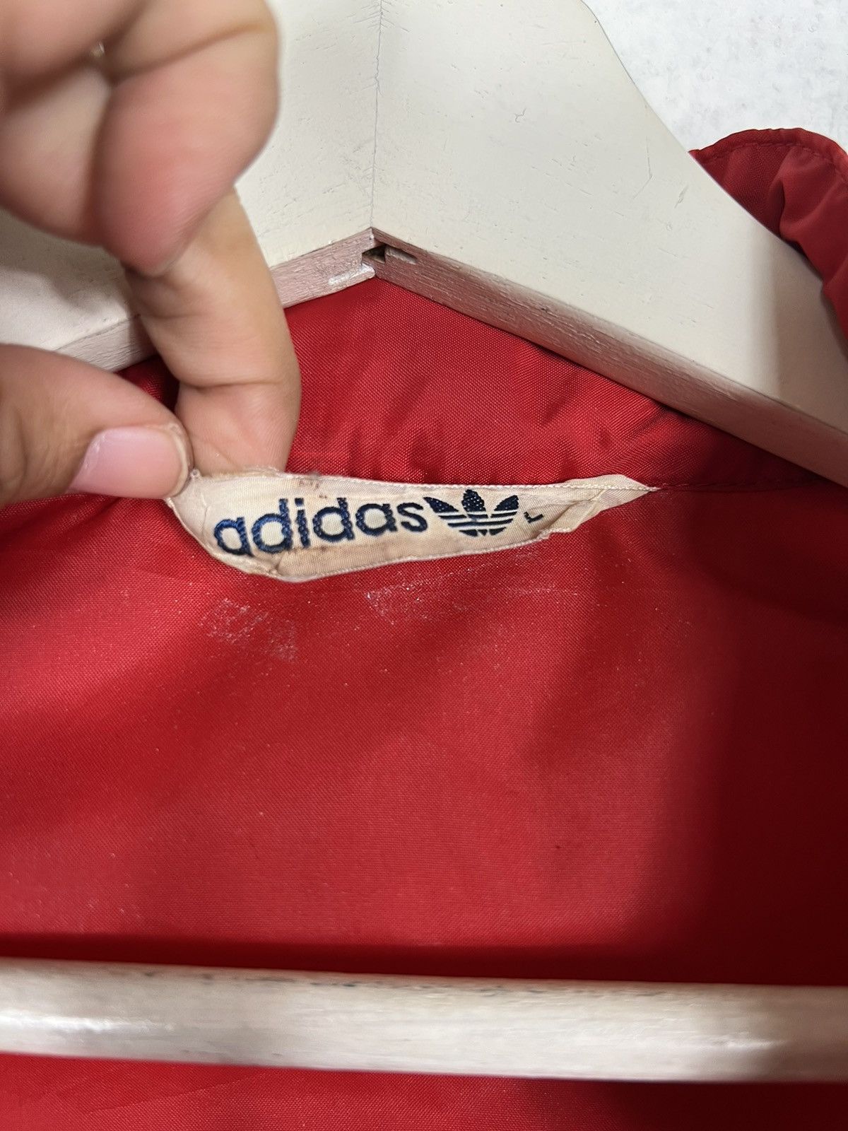 Adidas 🔥 1980s TRUE VINTAGE ADIDAS WINDBREAKER Size US L / EU 52-54 / 3 - 12 Thumbnail