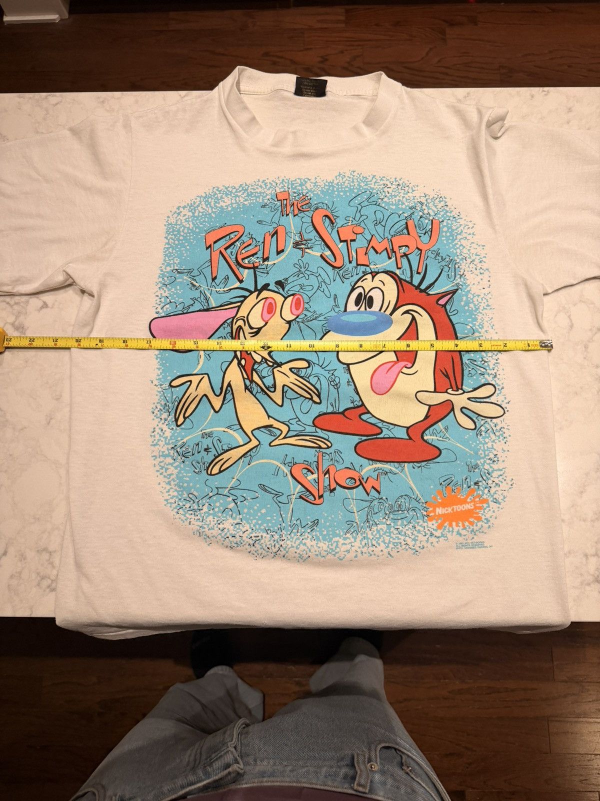 Vintage Vintage Ren and Stimpy Nickelodeon Tshirt Size US L / EU 52-54 / 3 - 2 Thumbnail