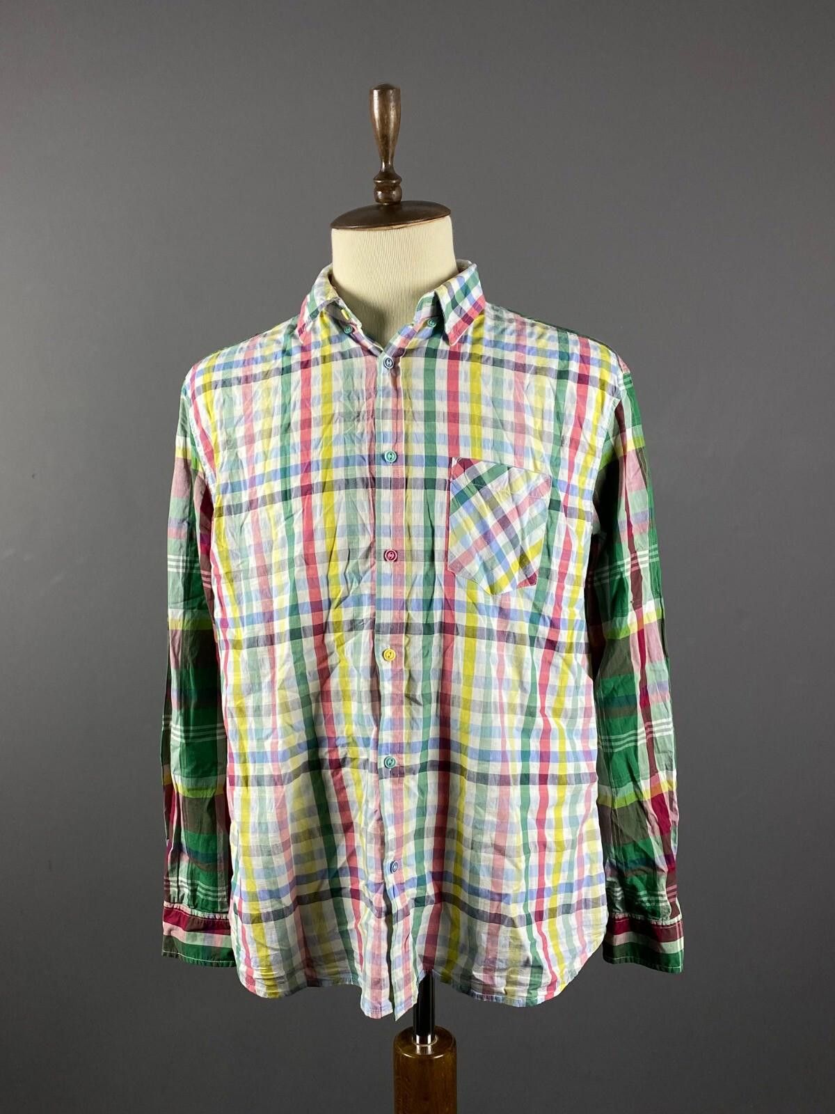 Desigual Desigual Colorful Oxford Multicolor Shirt Sz XXL / 2XL Size US XXL / EU 58 / 5 - 1 Thumbnail