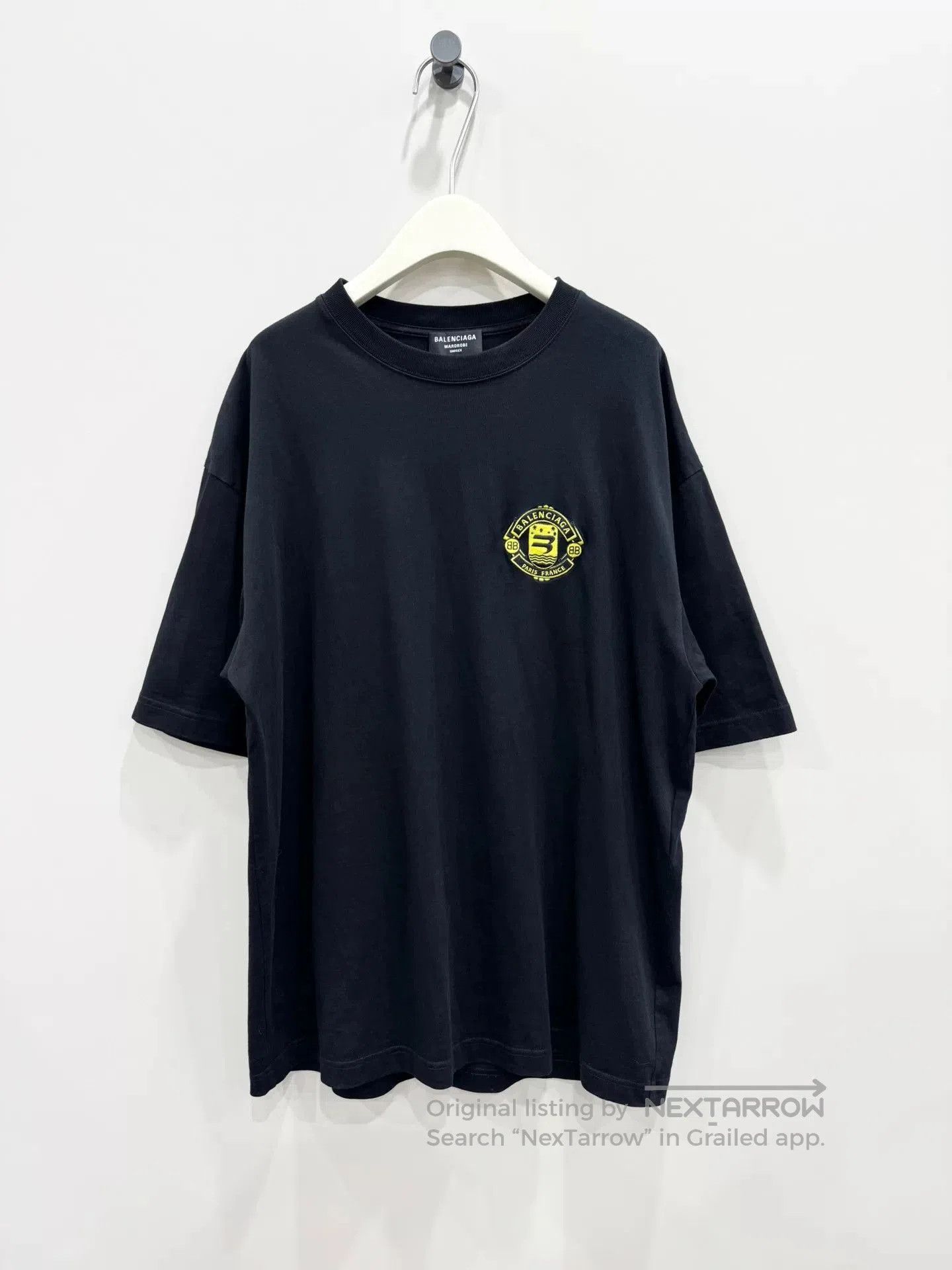 Balenciaga Balenciaga Short Sleeve Embroidered T-Shirt M. Size US M / EU 48-50 / 2 - 1 Thumbnail