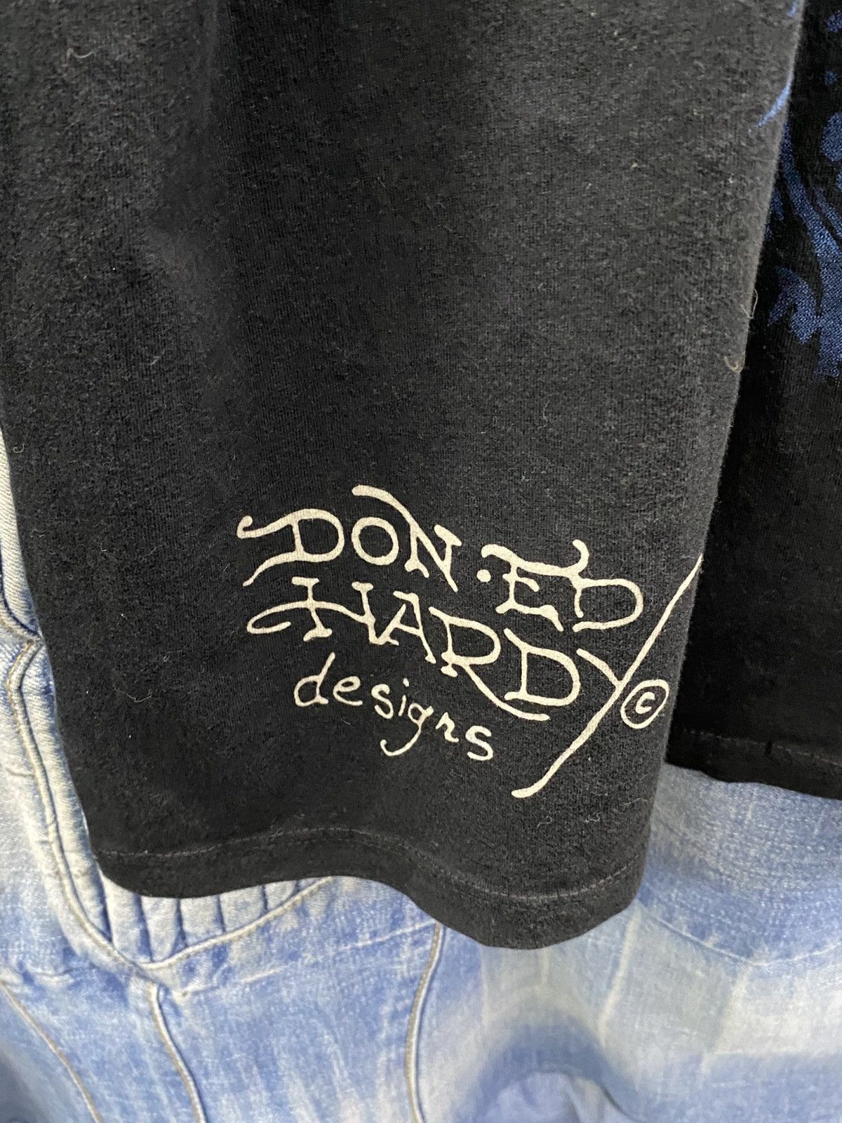 Designer × Ed Hardy × Vintage 💥edhardy vintage art tshirt Size US L / EU 52-54 / 3 - 7 Thumbnail