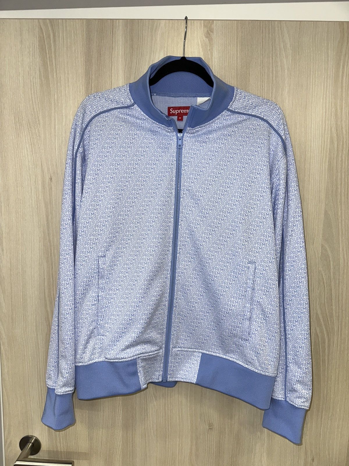 Supreme Small Box Polo Sweater Blue Camo Medium | Grailed